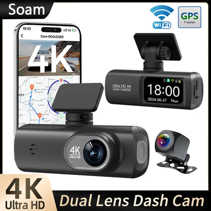 Car Camera Recorder, 4k Video Parking Camera Recorder