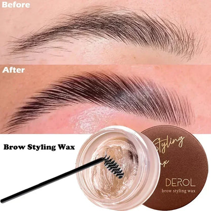 Waterproof 3D Eyebrow Styling Cream Quick-drying Makeup Eyebrow Sculpt Soap Natural Wild Brow Pomade Setting Gel Wax