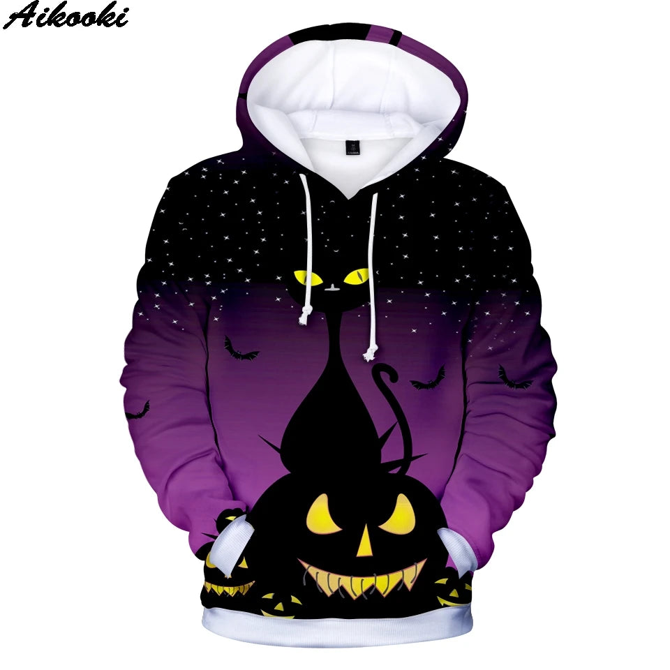 Hip Hop Halloween 3D Hoodies