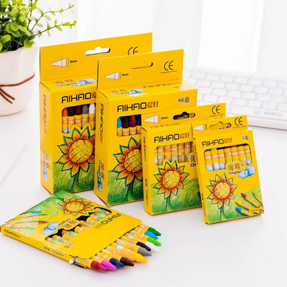 New Rabbit Pig 8 Colors/12 Colors Non-Toxic Crayon Oil