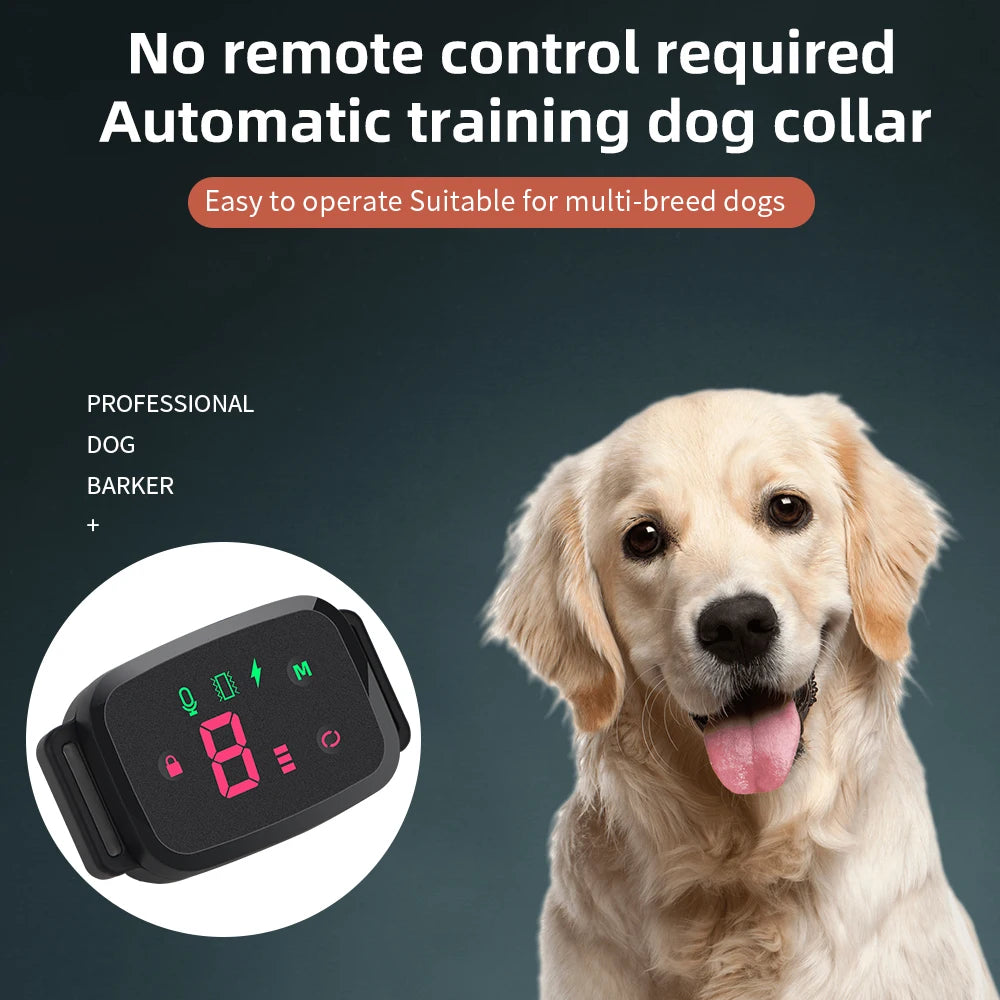 Anti Barking Dog Collar HD Digital Display IP67