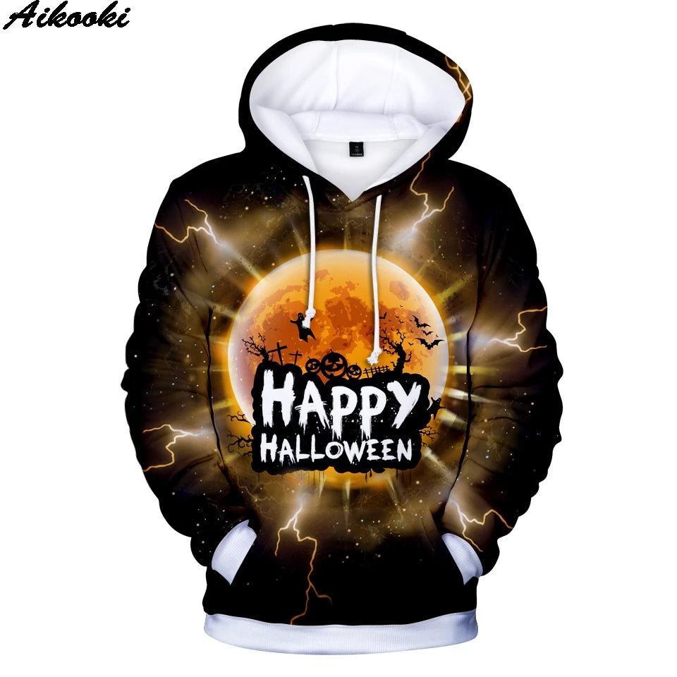 Hip Hop Halloween 3D Hoodies