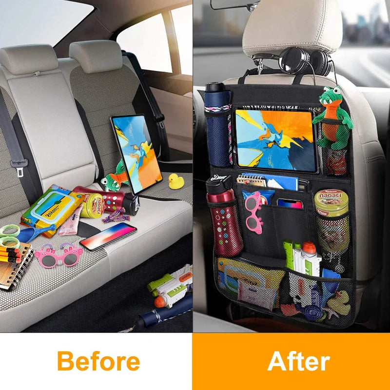 Car Back Seat Organizer with Touch Screen Tablet Holder - Buy two Get Two Free/Free Shipping!