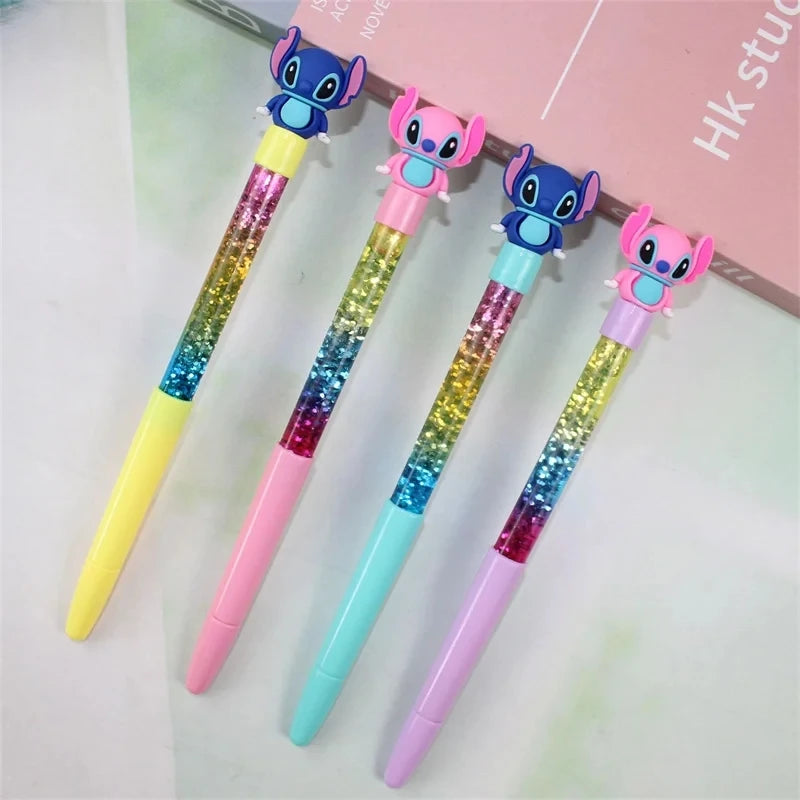 1PCS Disney Stitch Pen Diy bracelet Kawaii Stitch Gel Pen Gift Student Incentive Supplies Writing Tools School Supplies Gifts