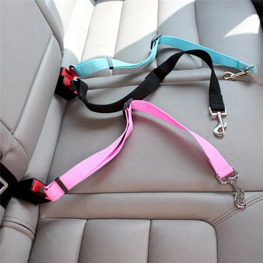 Dog Car Seat Belt Safety Protector Travel Pets Accessories Dog Leash