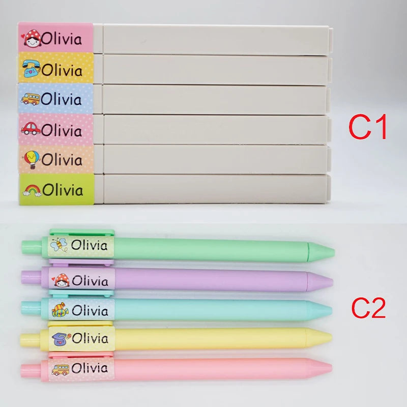 120Pcs Name Tag Sticker Customize Waterproof