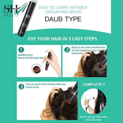 Sevich Temporary Hair Color Brush And Comb DIY