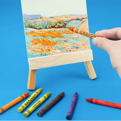 6/8/12/24 Color Hexagonal Cartoon Oil Painting Stick Set Washable Children's Oil Wax Brush Art Training Painting Pen