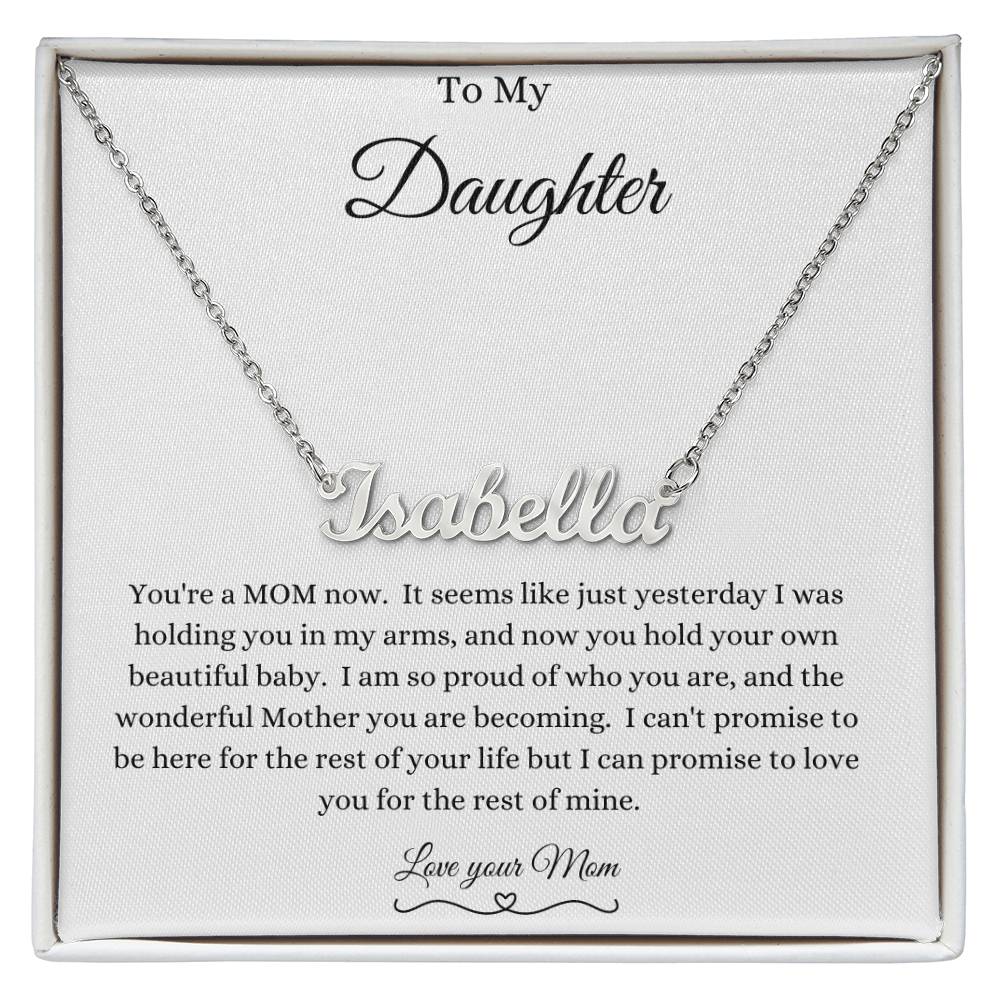 Daughter love - name necklace