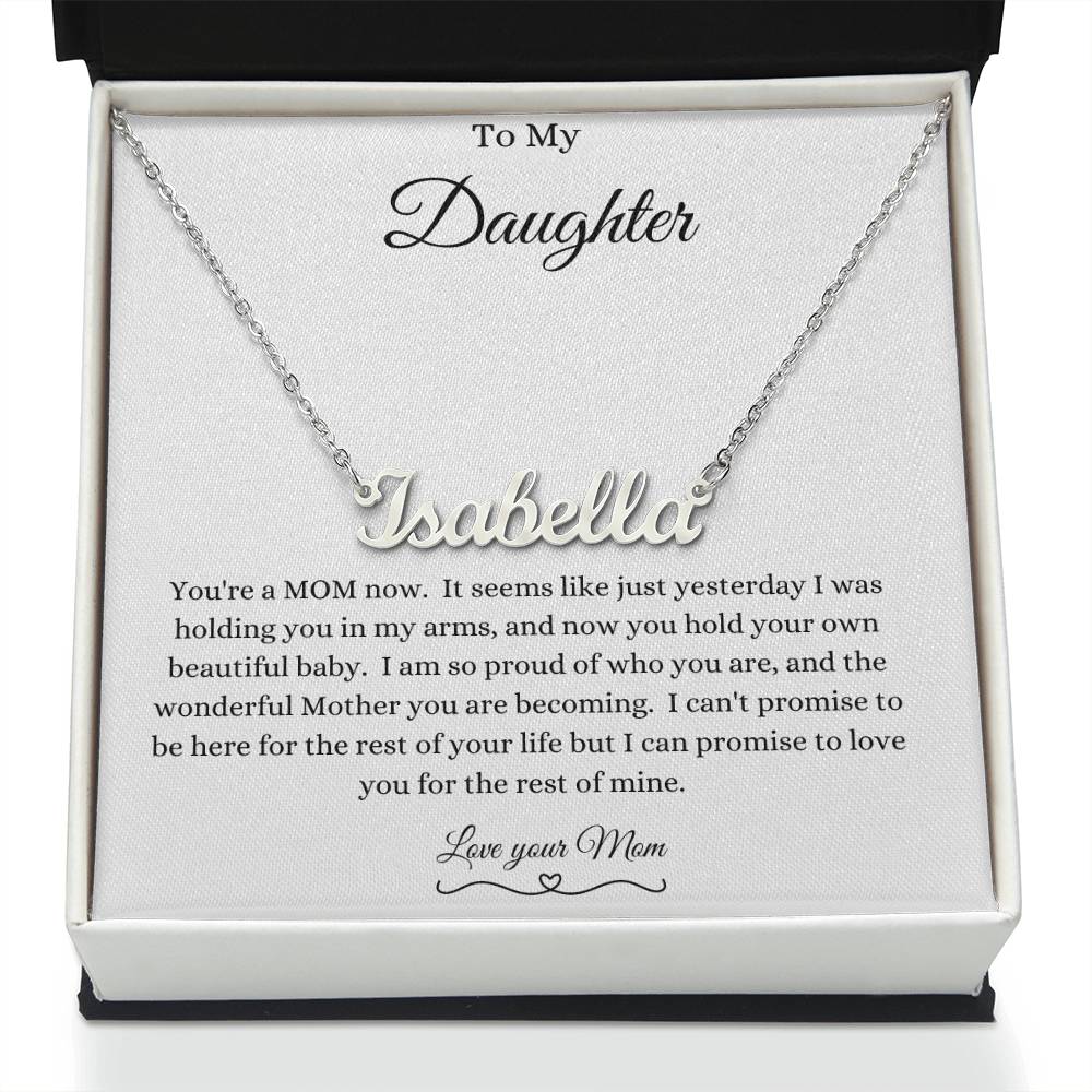 Daughter love - name necklace