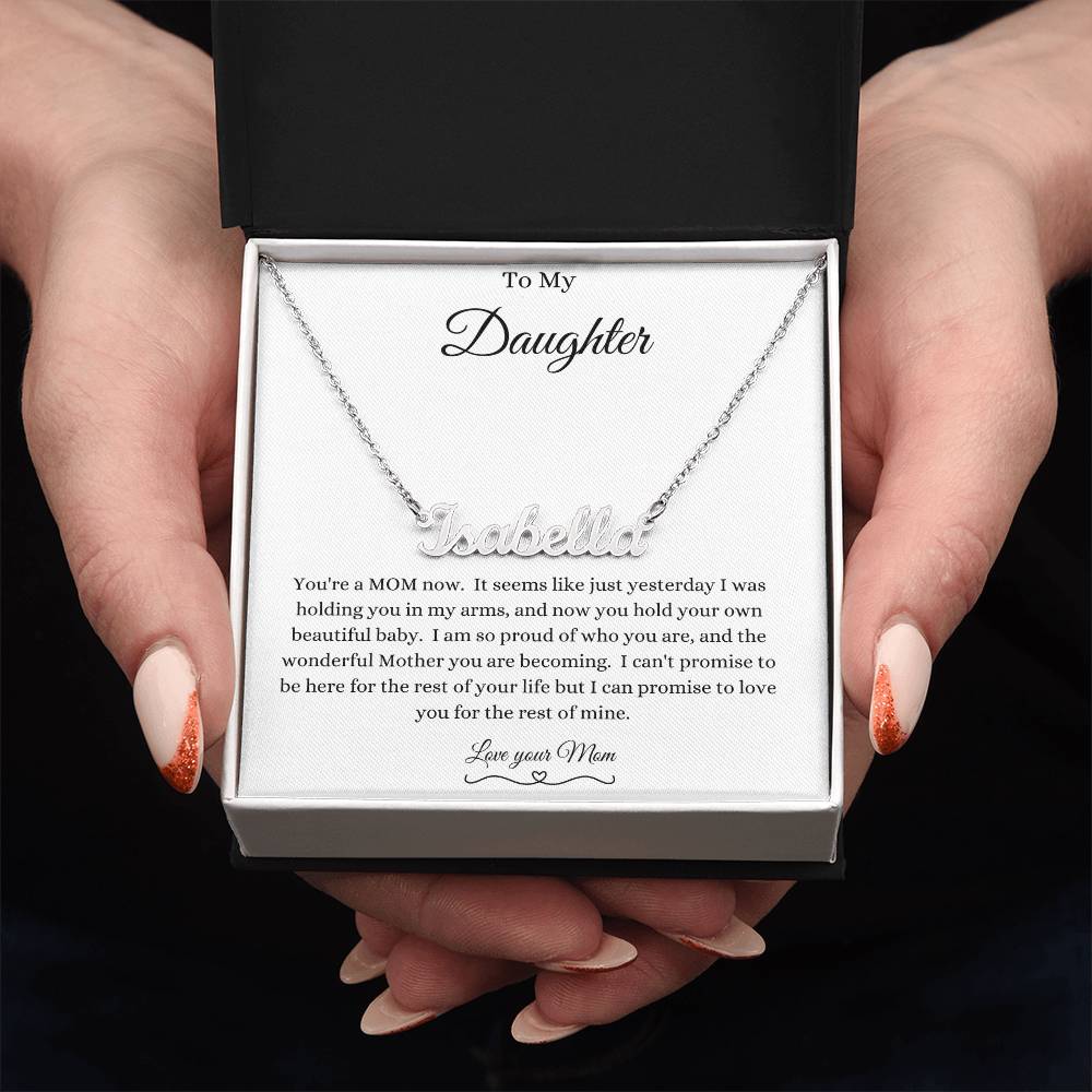 Daughter love - name necklace