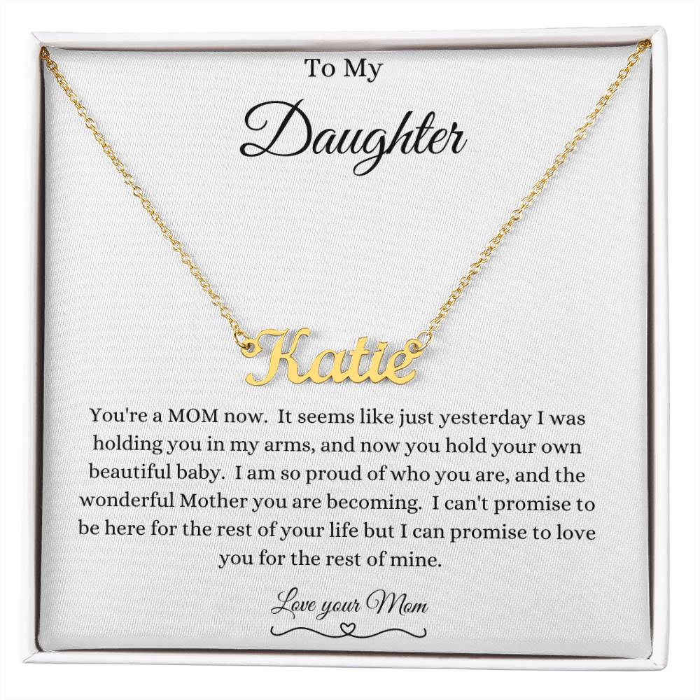 Daughter love - name necklace