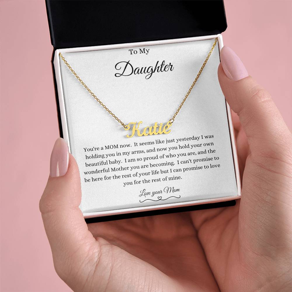 Daughter love - name necklace