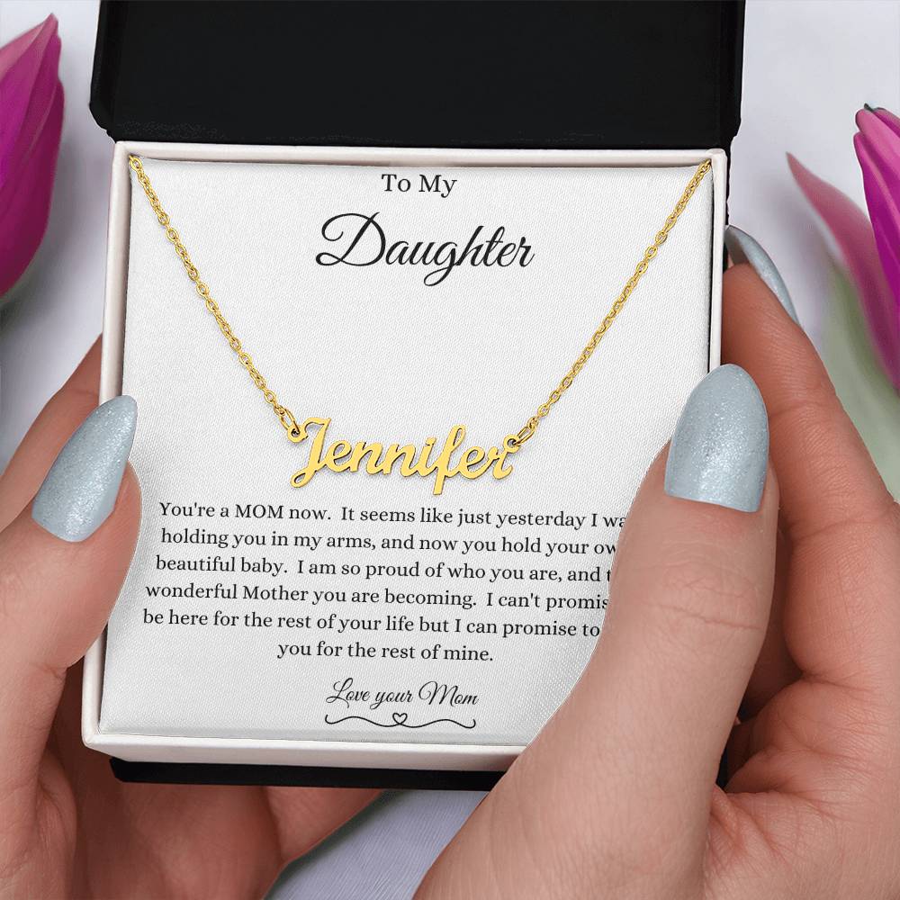 Daughter love - name necklace