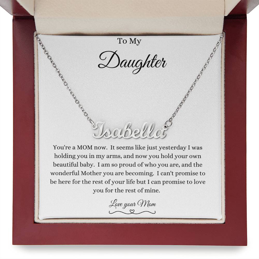 Daughter love - name necklace