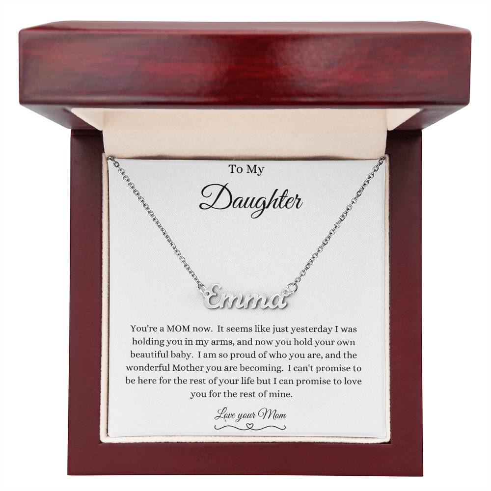 Daughter love - name necklace