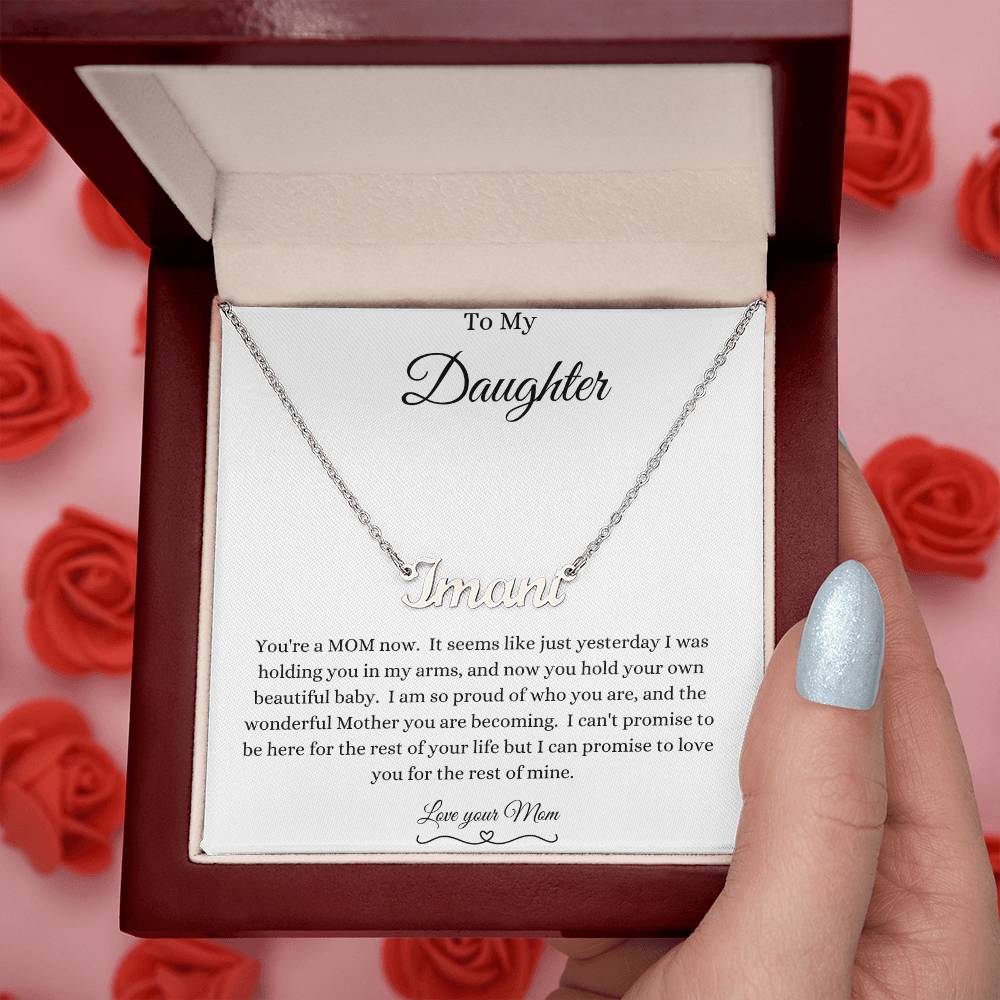 Daughter love - name necklace