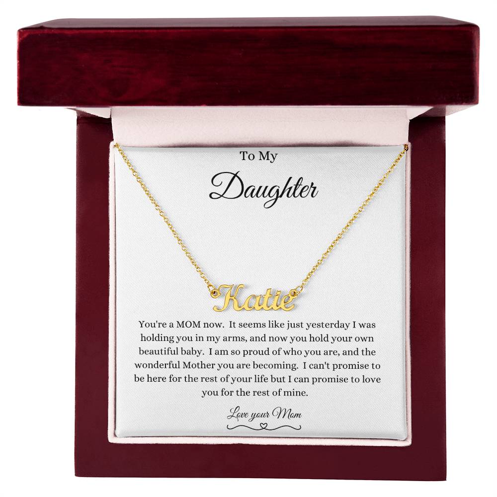 Daughter love - name necklace