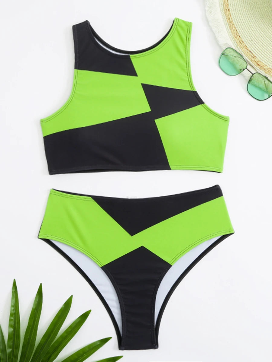 High Waist Sports Bikini