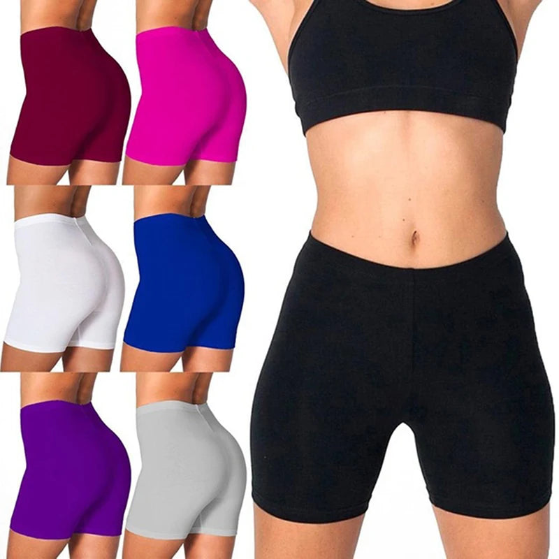 Seamless Biker Fitness Shorts