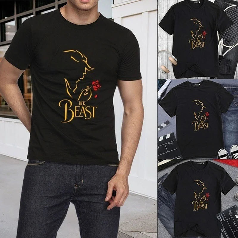 Beauty and Beast Couple Tees