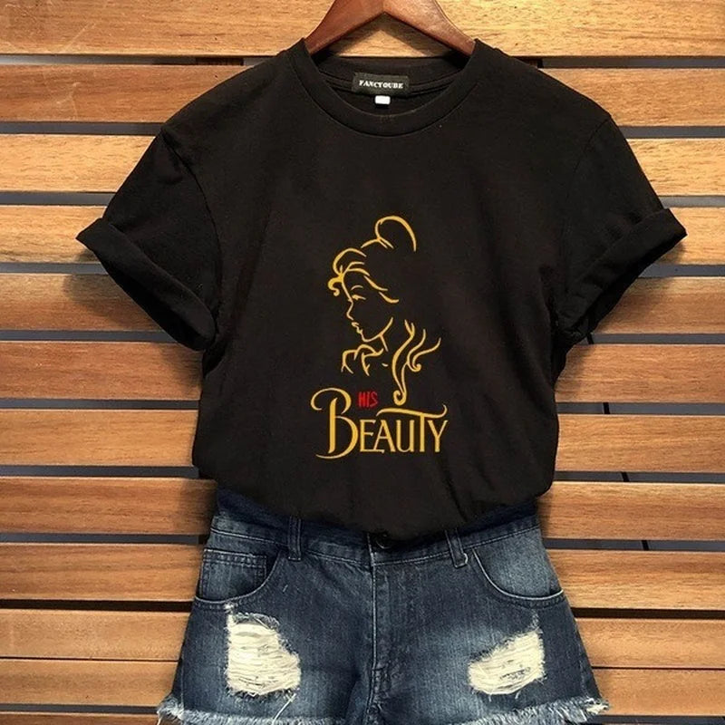 Beauty and Beast Couple Tees