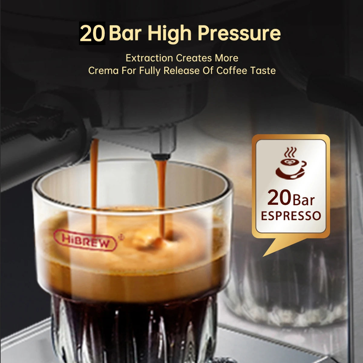 HiBREW Slim Espresso Maker