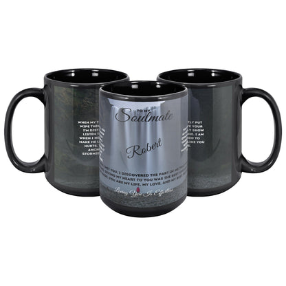 Magic Soulmate Mug Waterfall (personalize it)