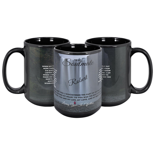 Magic Soulmate Mug Waterfall (personalize it)