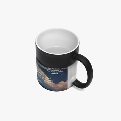 Magic Soulmate hidden Message Mug (Personalize this mug with name or DOB)