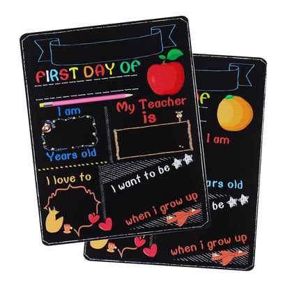 School Day Chalkboard Sign - First Day. ( Buy one Get One Free!)