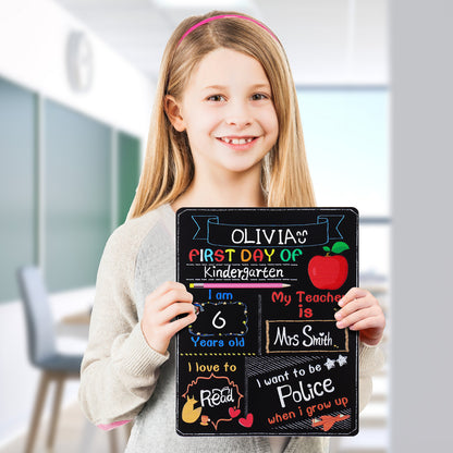 School Day Chalkboard Sign - First Day. ( Buy one Get One Free!)