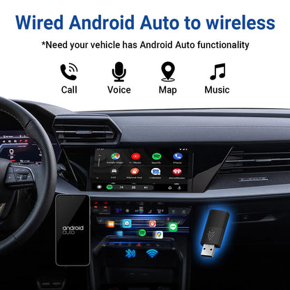 Mini Wireless Carplay Adapter - USB Adapter For Vehicle