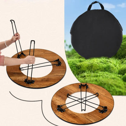 Folding Campfire Grill Table