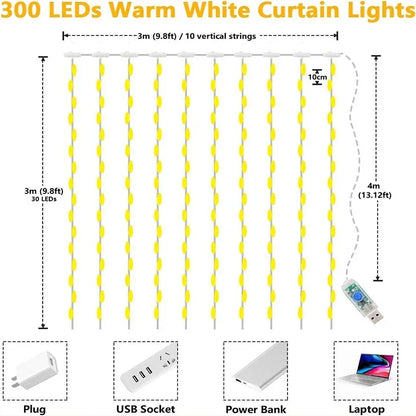 Magic LED Curtain Lights