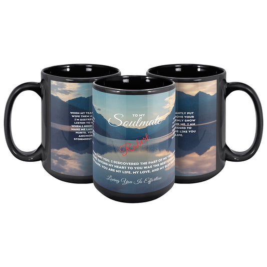 Magic Soulmate hidden Message Mug (Personalize this mug with name or DOB)