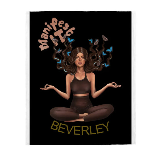 MANIFEST IT 1 - PERSONALIZE IT elveteen Plush Blanket